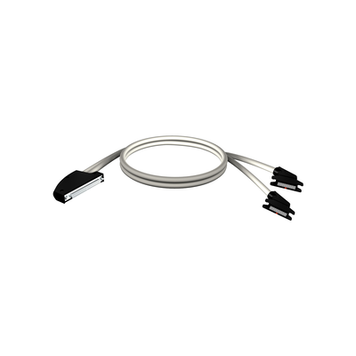 Set cablaggio - connettore 40 vie - 2 conn. HE10 - Per M340 I/O - 5 m