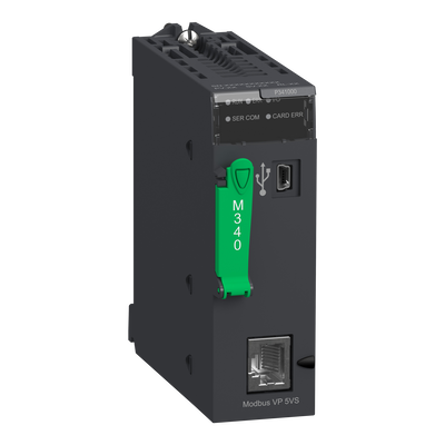 Modulo processore M340 - Max 512 I/O digitali + 128 analogici - Modbus