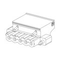 Kit di connessione,  per M340, 2x connettori removibili a molla per power supply