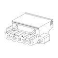 Kit di connessione,  per M340, 2x connettori removibili a molla per power supply