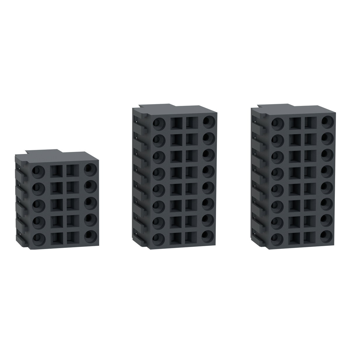 Un connettore a 10 pin + due a 16 pin - Per modulo contatore M340 – Immagine 3 di 3