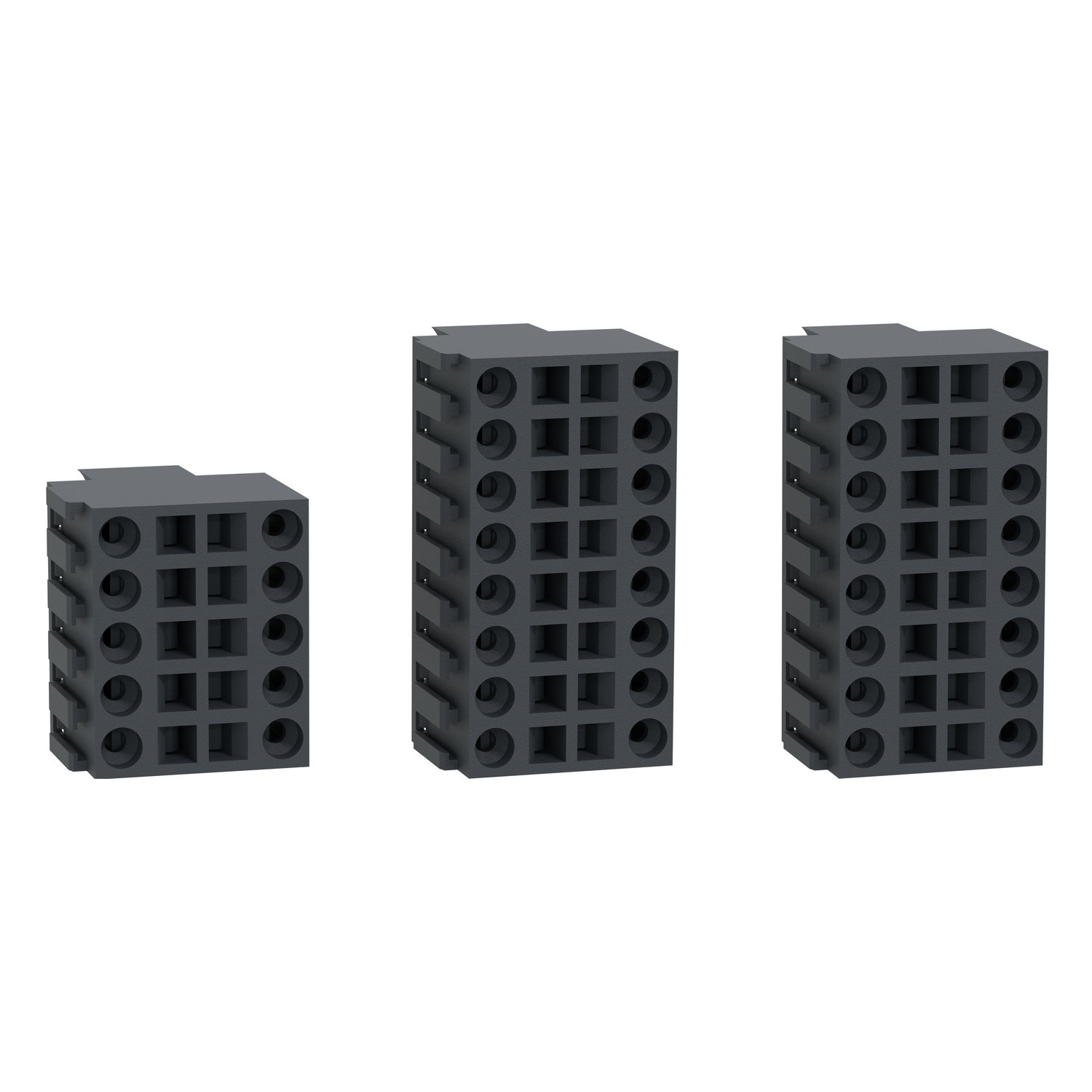Un connettore a 10 pin + due a 16 pin - Per modulo contatore M340 – Immagine 3 di 3