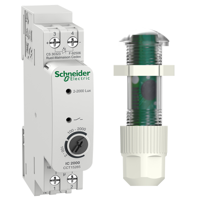 Interruttore crepuscolare Acti 9 IC2000 per interni (2 - 2000 lux)