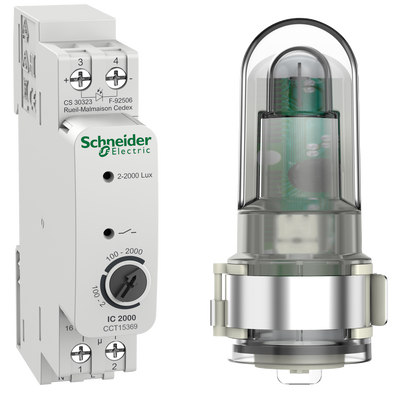 Interruttore crepuscolare Acti 9 IC2000 per esterni (2 - 2000 lux)