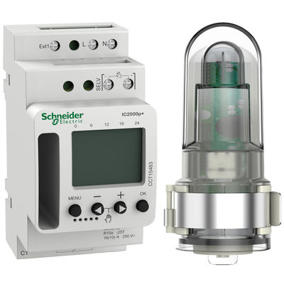 Interruttore crepuscolare programmabile Acti 9 IC2000p + (2 - 2000 lux)