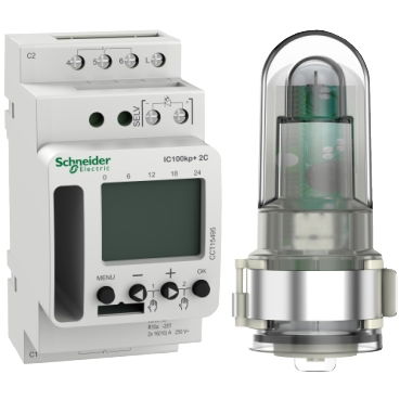 Interruttore crepuscolare SMART Acti 9 IC100kp + 2C (1 - 99000 lux) – Immagine 2 di 3