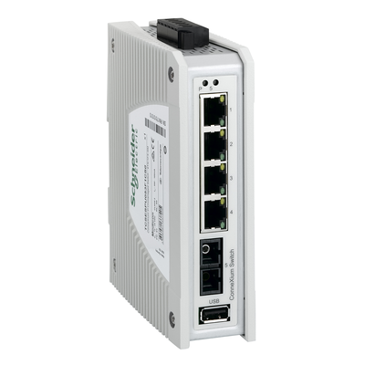 ConneXium Premium non gestito - 4 porte per rame + 1 per modalità singola in fibra ottica