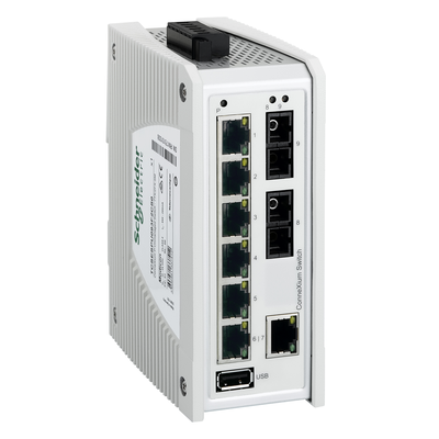 ConneXium Premium non gestito - 7 porte per rame + 2 per modalità singola in fibra ottica