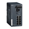 Switch di rete, rete Modicon, gestito, 8 porte per rame, rigido