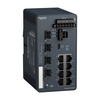 Switch di rete, rete Modicon, gestito, 8 porte per rame con SFP da 4 Gigabit