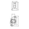 Safety terminals section 1x6mm² . Supply : 20