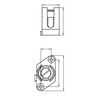 Safety terminals section 1x6mm² . Supply : 20