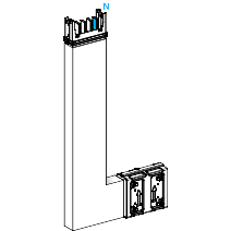 Angolare verticale pe interno 4 poli 250A a misura
