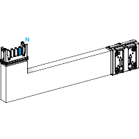Angolare verticale pe interno 4 poli 250A a misura