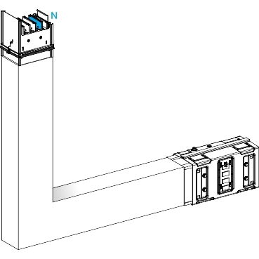 Angolare verticale pe interno 4 poli 1000A a misura – Immagine 2 di 3
