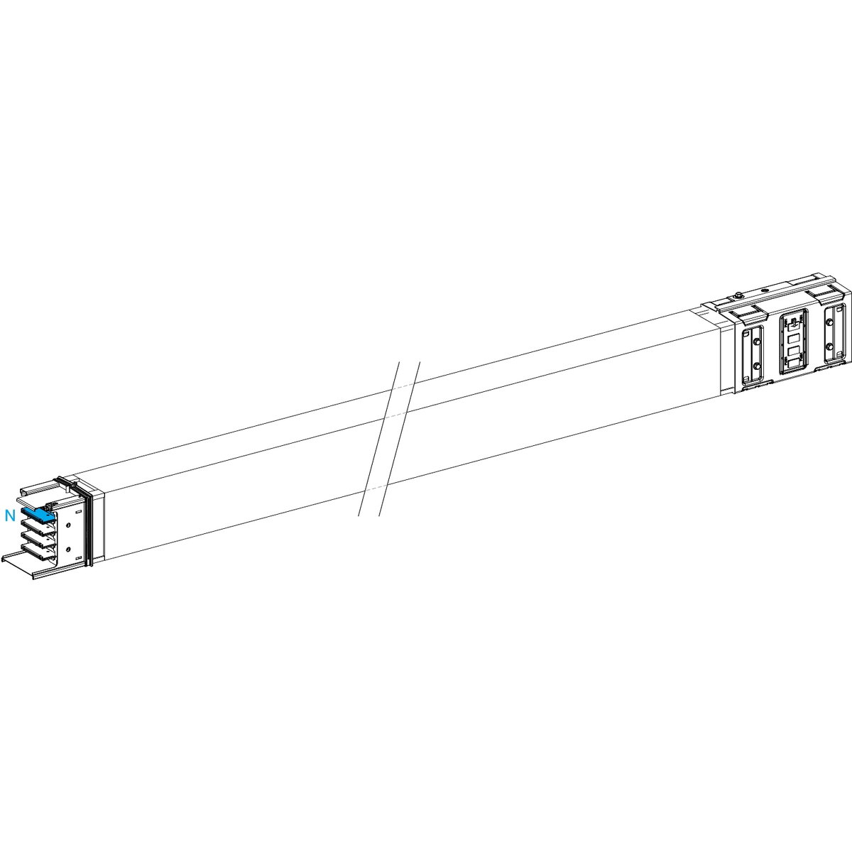 Canalis - Elemento rettilineo di trasporto - 500 A - 5 m – Immagine 3 di 3