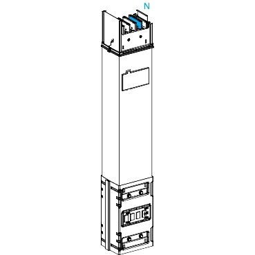 Canalis - Elemento rettilineo - 63 A - 6 con derivazioni – Immagine 2 di 3