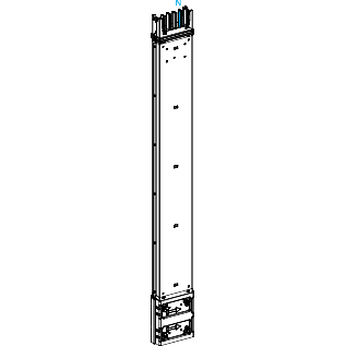Elemento rettilineo 400A da 0,5 a 1,9m verticale