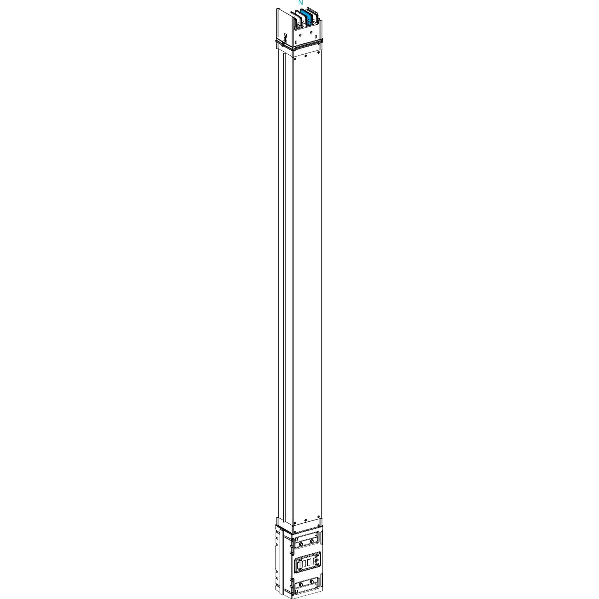 Elemento rettilineo 1000a da 0,5 a 1,9m verticale – Immagine 3 di 3