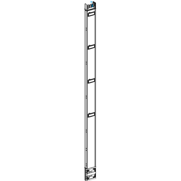 Condotto sbarre, Canalis, KSA, Elemento di colonna - 400 A - 2,5 m - 4 uscite con der.