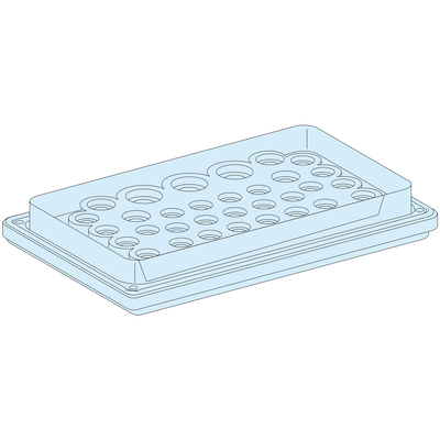 Struttura, PrismaSeT, Piastra, PPC 39 entrate 7/26mm IP55