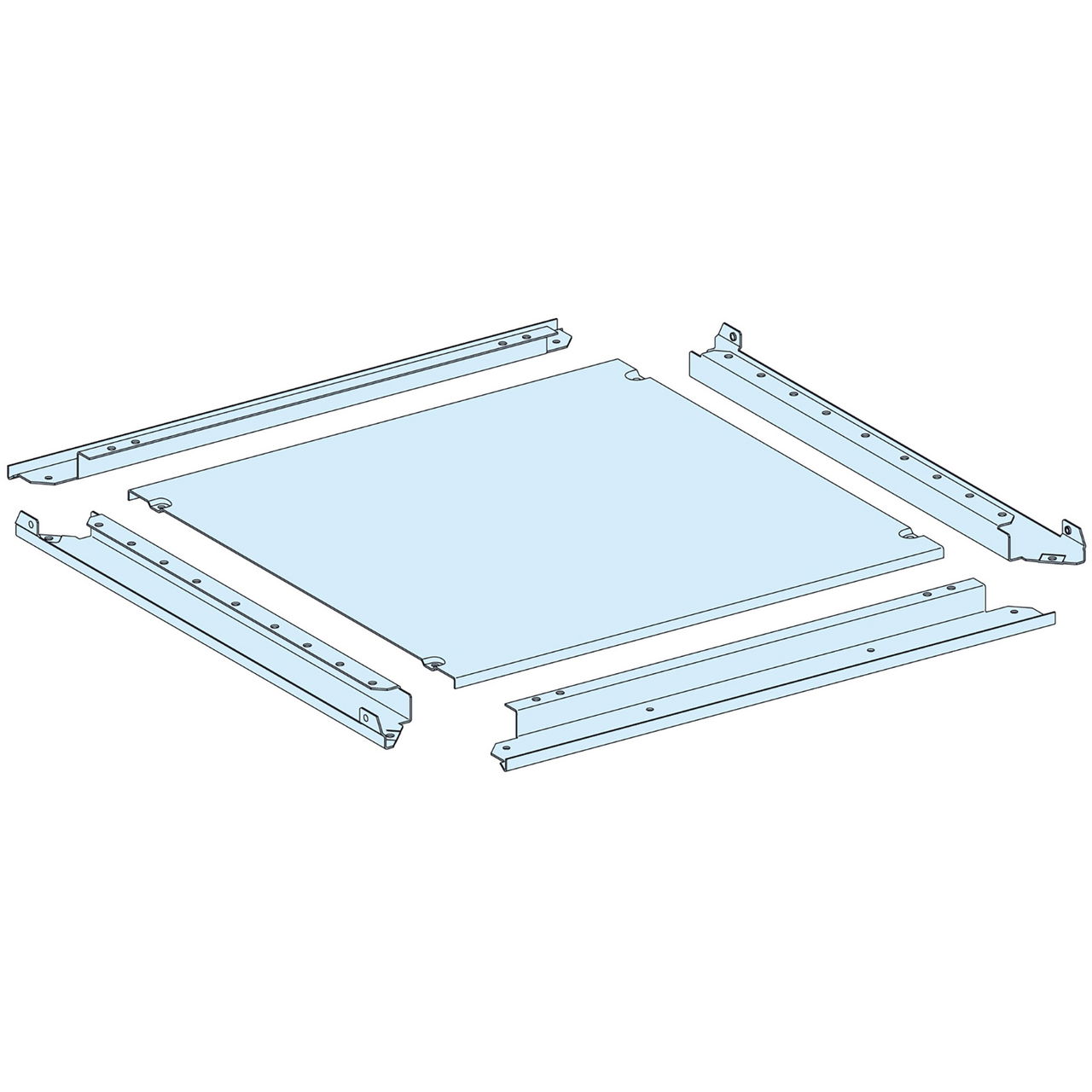 Struttura, PrismaSeT, Piastra, PPC piena IP55 L300 P400 Prisma P – Immagine 3 di 3