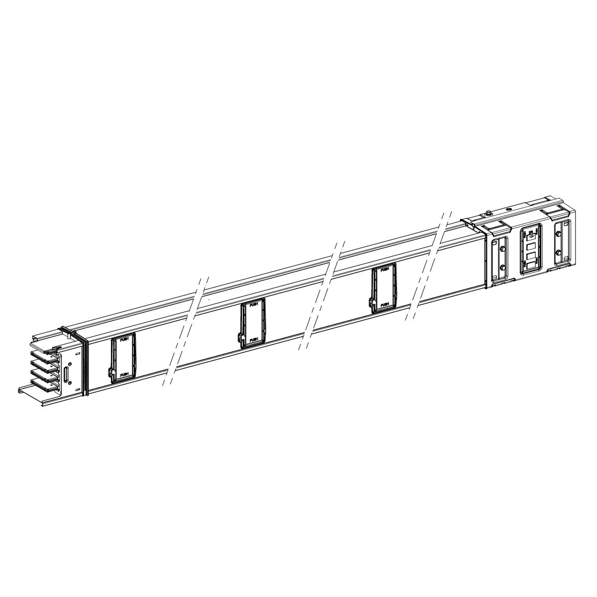 Canalis - Elemento rettilineo - 630 A - 3 m - 6 derivazioni – Immagine 3 di 3