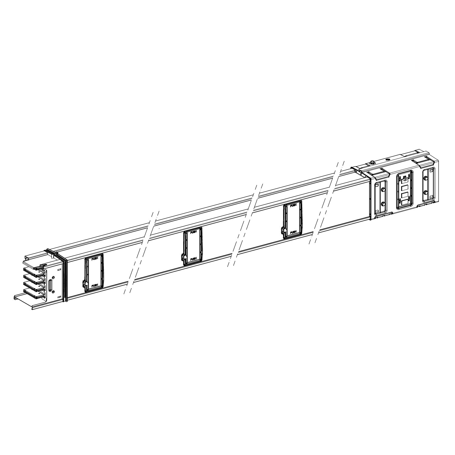 Canalis - Elemento rettilineo - 630 A - 3 m - 6 derivazioni – Immagine 3 di 3