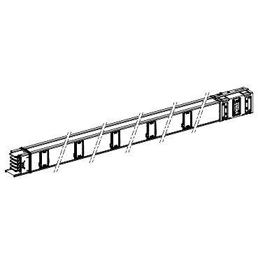 Canalis - Elemento rettilineo - 1000 A - 5 m - 10 derivazioni – Immagine 2 di 3