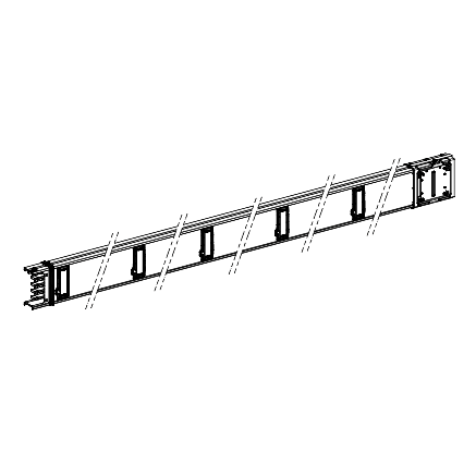 Canalis - Elemento rettilineo - 400 A - 5 m - 10 derivazioni