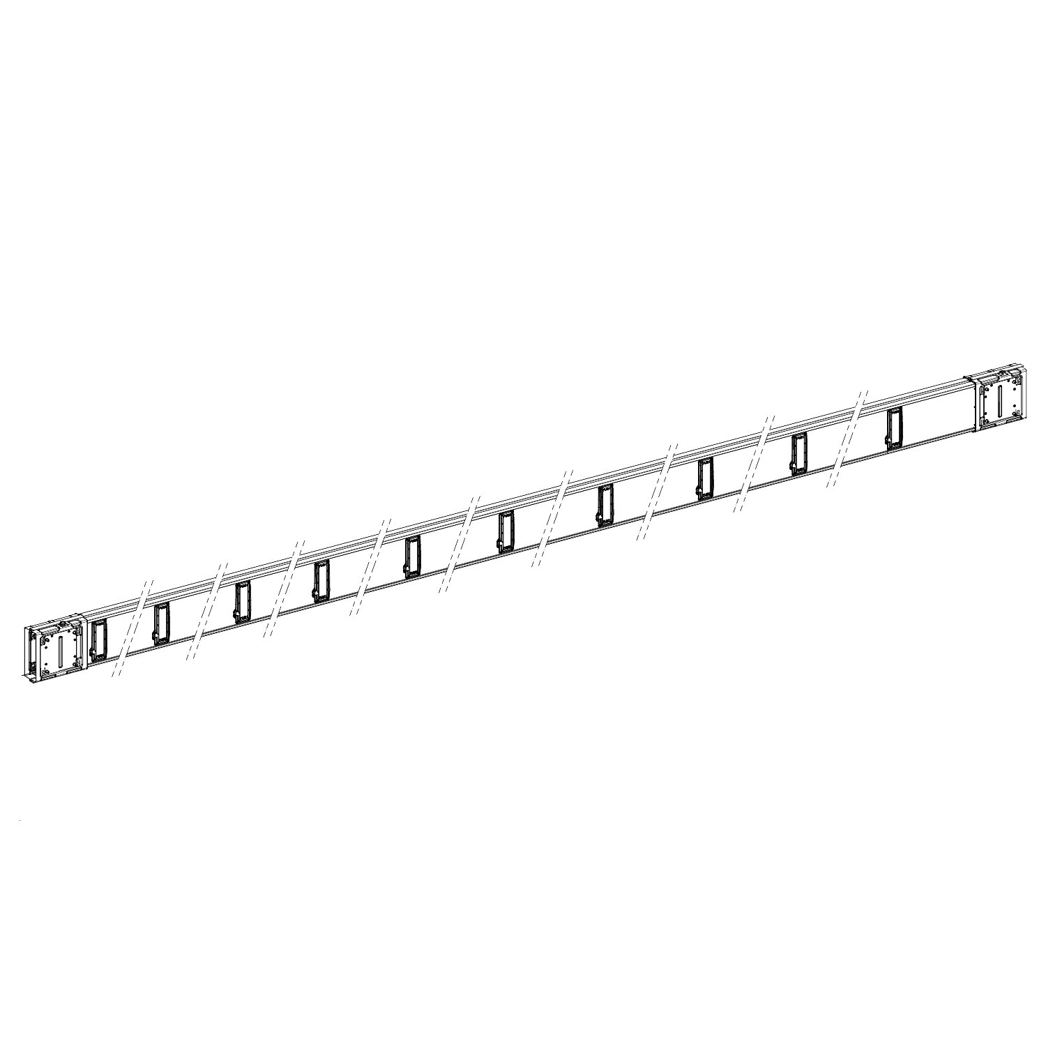 Canalis - Elemento rettilineo - 400 A - 5 m - 20 derivazioni – Immagine 3 di 3