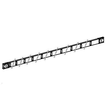 Canalis - Elemento rettilineo - 400 A - 5 m - 20 derivazioni – Immagine 2 di 3