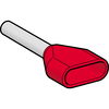 Collegamenti, Linergy, Linergy, INSULATED DOUBLE CABLE END MEDIUM SIZE 1 MM² RED - [prezzo per 1000 pz]