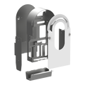EVlink Pro AC kit metal per montaggio parete