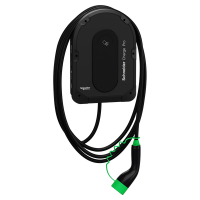Stazione di ricarica, Schneider Charge Pro, 1P-3P, 1xCavo Integrato, 7,4-11-22 kW, 10-32 A, con modem 4G