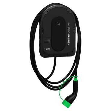 Stazione di ricarica, Schneider Charge Pro, 1P-3P, 1xCavo Integrato, 7,4-11-22kW, 10-32A, con MID e modem 4G – Immagine 2 di 8