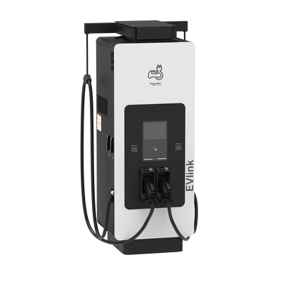 Stazione di ricarica rapida, EVlink Pro DC, 150 kW, connettori CCS2 + CCS2, cavo da 3,6m con sistema di gestione cavi