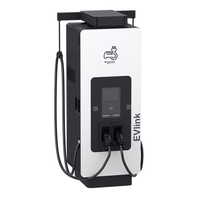 Stazione di ricarica rapida, EVlink Pro DC, 180 kW, connettori CCS2 + CCS2, cavo da 3,6m con sistema di gestione cavi