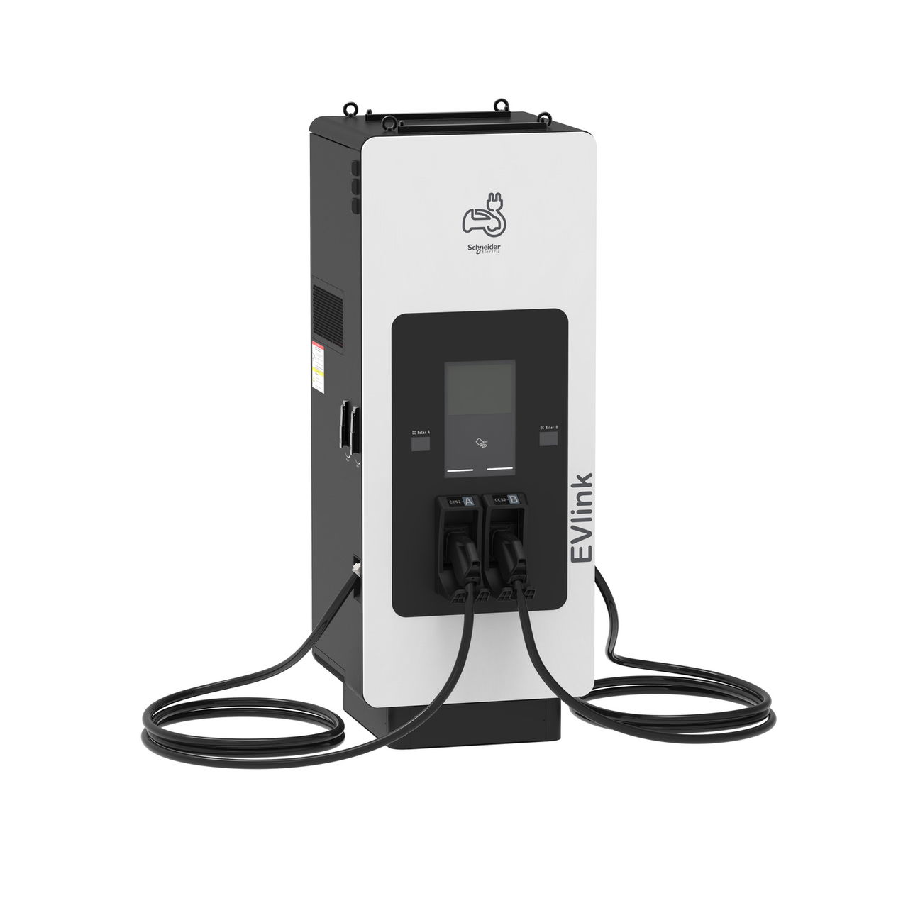Stazione di ricarica rapida, EVlink Pro DC, 180 kW, connettori CCS2 + CCS2, cavo di 7m senza sistema di gestione cavi – Immagine 3 di 5
