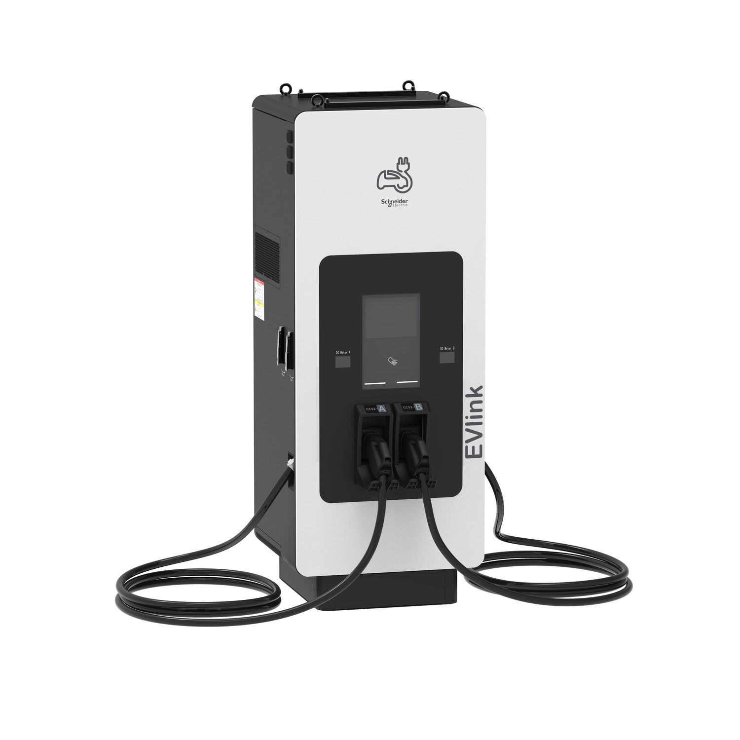 Stazione di ricarica rapida, EVlink Pro DC, 180 kW, connettori CCS2 + CCS2, cavo di 7m senza sistema di gestione cavi – Immagine 3 di 5