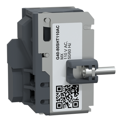 Intervento in derivazione MX, MCCB EasyPact 400/800, 110VAC 50/60Hz