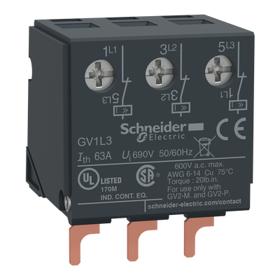 Blocco limitatore superiore TeSys GV2ME/GV2P