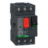 Interruttore automatico magnetotermico GV2ME con controllo a pulsante e range protezione termica da 6 A a 10 A, 3P, connessione a occhiello