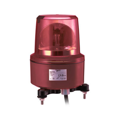Dispositivo a luce rotante 1 Ø30 rosso 230 VAC IP67