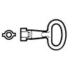 Chiave per inserto doppia barra 3mm