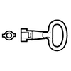 Chiave per inserto doppia barra 3mm