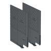Set separatori di fase per contattori TeSys Giga 3P LC1G115-800, 4 pezzi
