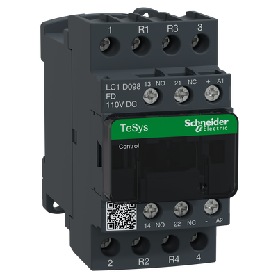 Contattore TeSys LC1D - 4 poli (2NO + 2NC) - AC1 440V 20 A - 110 V CC