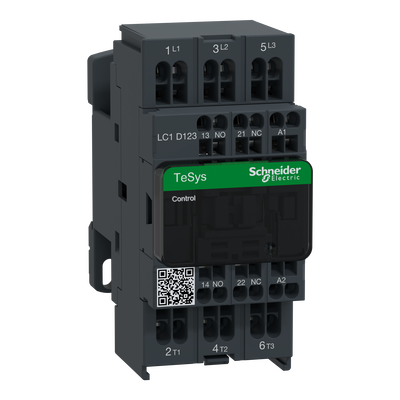 Contattore TeSys LC1D - 3 poli - AC3 440V 12 A - 24 V AC