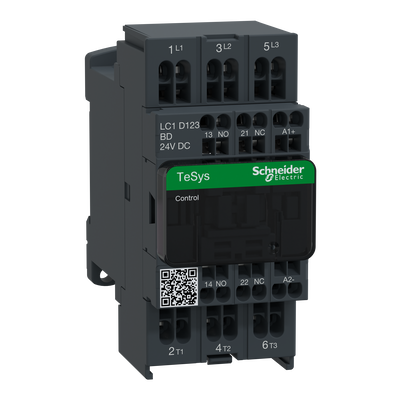 Contattore TeSys LC1D - 3 poli - AC3 440V 12 A - 24 V CC